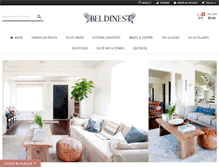 Tablet Screenshot of beldinest.com